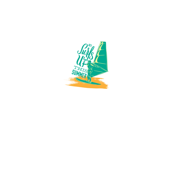 Surfs up this summer model negru pe tricou