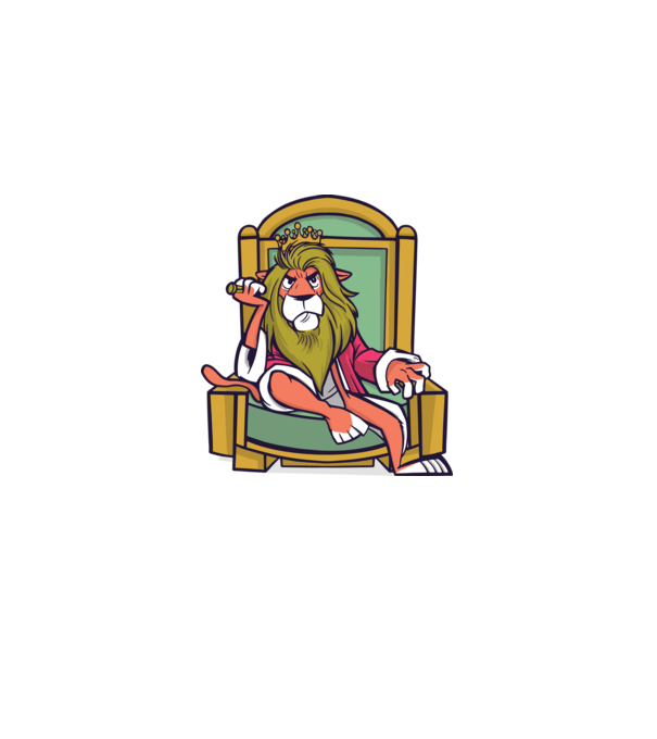 Lion King model gri pe tricou