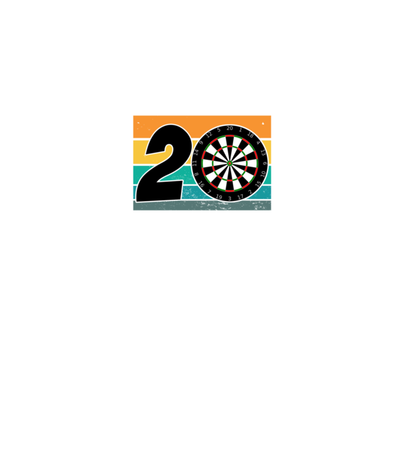 'I''m not 20 I''m double 10 darts birthday' model negru pe tricou