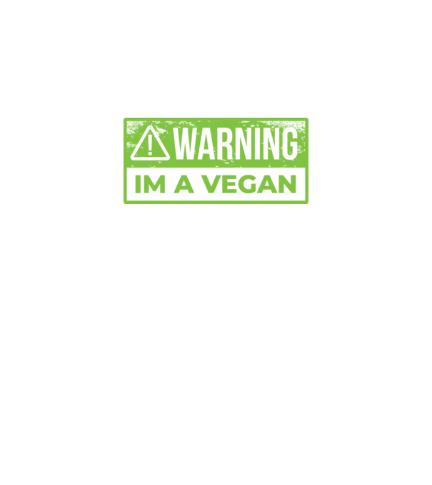 Atenție, sunt vegan model negru pe tricou