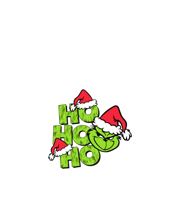 Ho Ho Ho - Grinch model negru pe tricou
