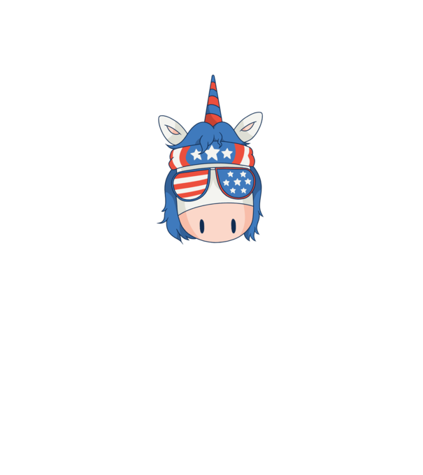 SUA unicorn model negru pe tricou