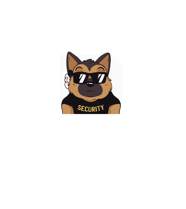 Ciobănesc german Security tricou amuzant cu Câine model gri pe tricou