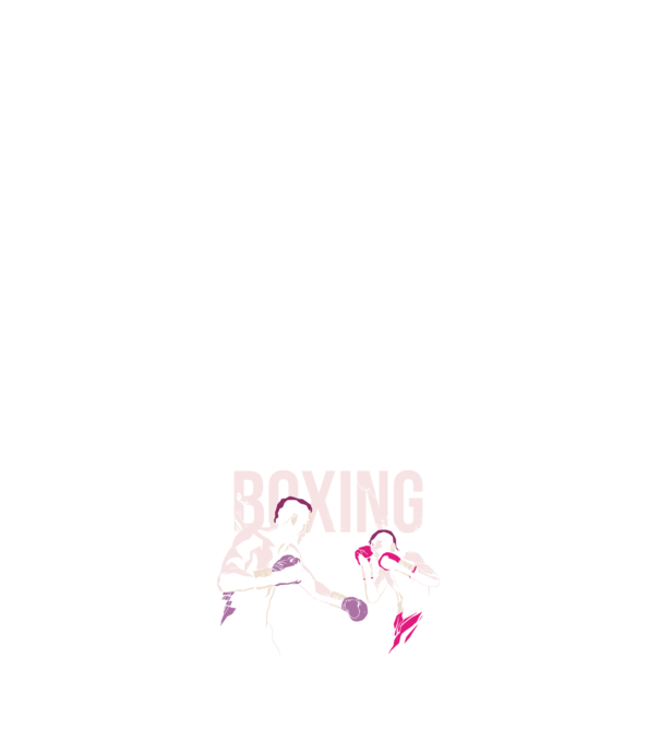 Boxing model negru pe tricou