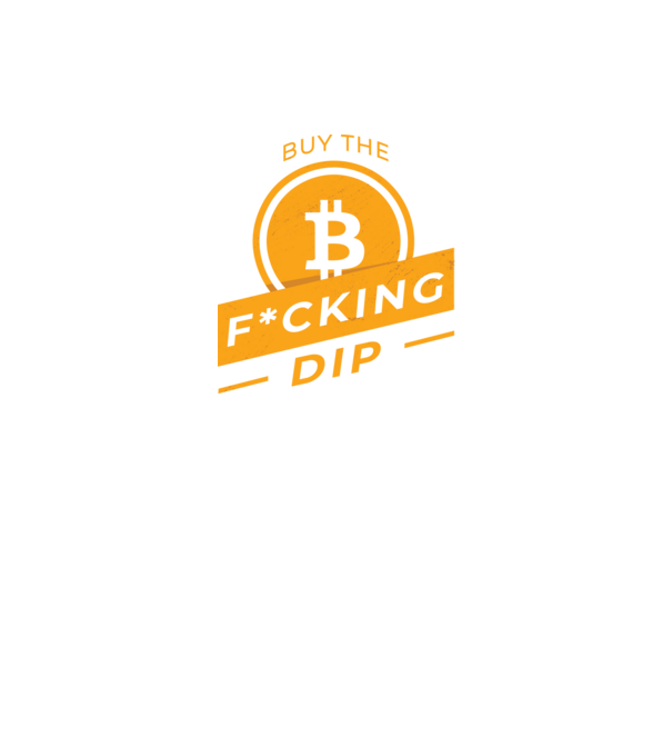 Bitcoin - Buy the fucking dip model negru pe tricou