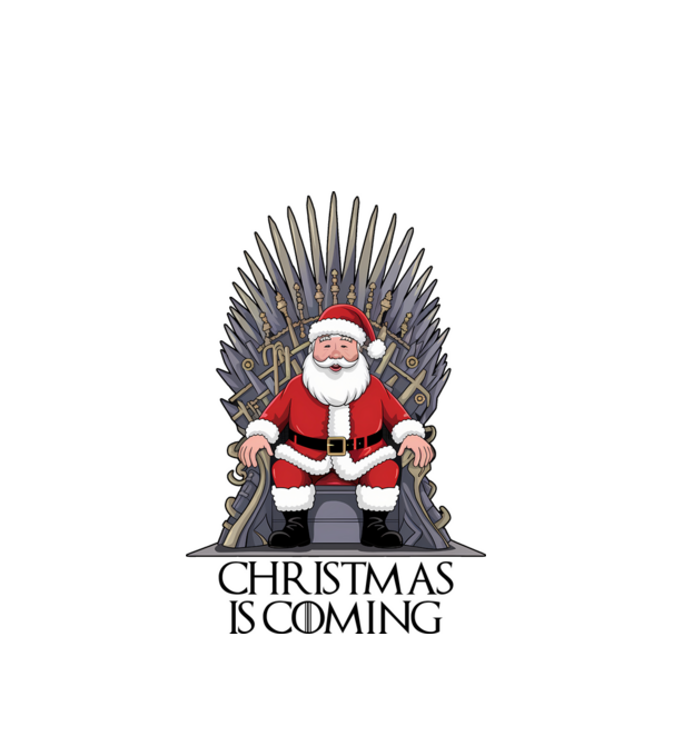Christmas is Coming Alb model alb pe tricou
