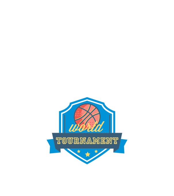 Basketball Tournament model negru pe tricou