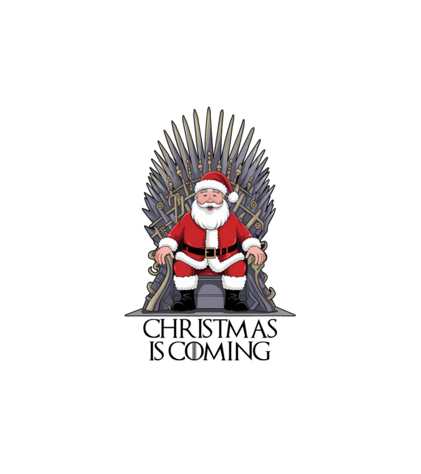 Christmas is Coming Alb model alb pe tricou