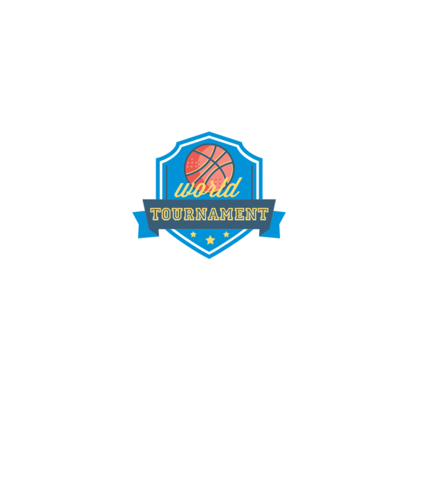 Basketball Tournament model negru pe tricou