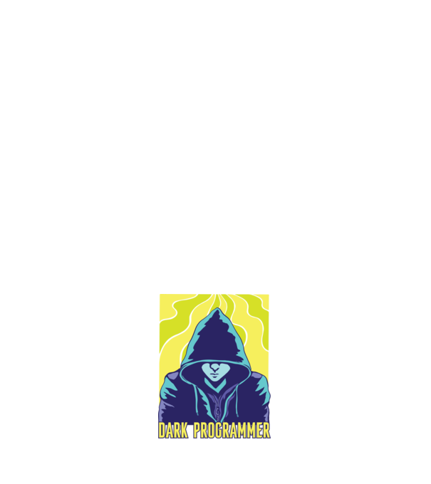 Dark Programmer model albastru închis pe tricou