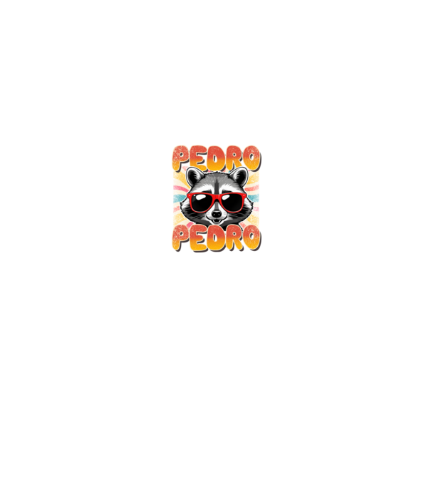 Pedro Pedro groovy retro model negru pe tricou