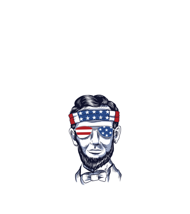 Lincoln USA model nisipiu pe tricou