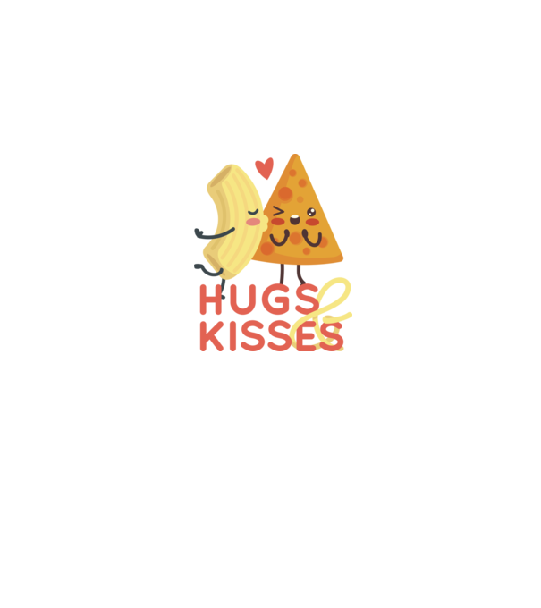 'Hawaii pizza dragoste tricou drăguț Valentine''s Day' model albastru jeanși pe tricou