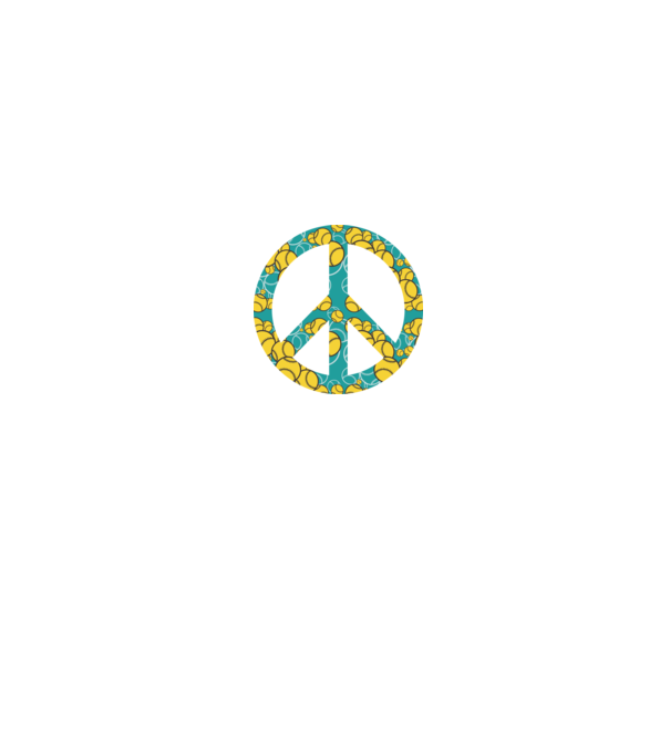 Simbol Baseball Peace model negru pe tricou