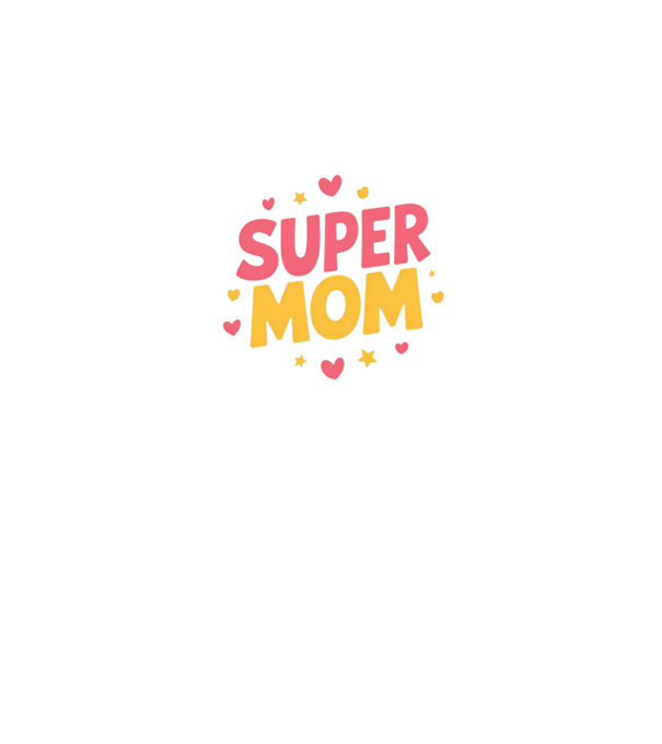 Super Mom Negru model negru pe tricou