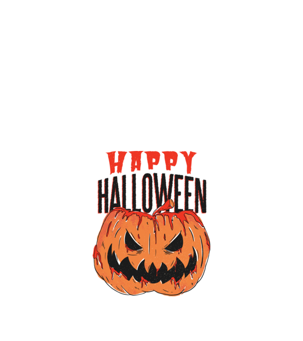 Happy Halloween Pumpkin model alb pe tricou