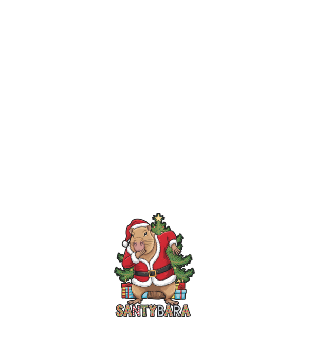 Santybara model albastru închis pe tricou