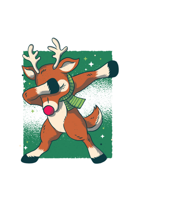 Rudolph DAB model albastru deschis pe tricou