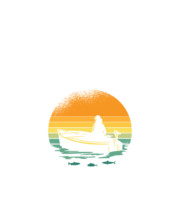 Retro cu Barcă model negru pe tricou