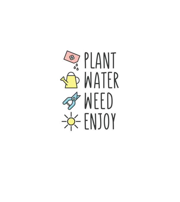 Plant Water Weed Enjoy model nisipiu pe tricou
