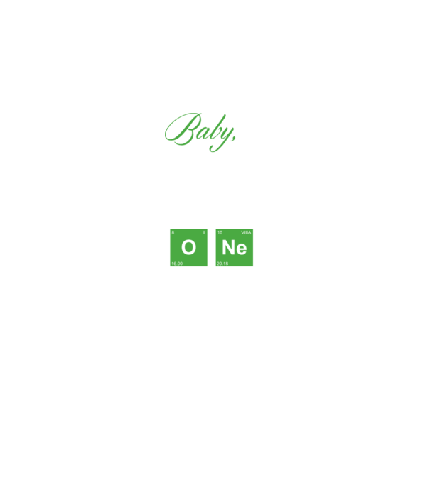 Baby you are the one model negru pe tricou