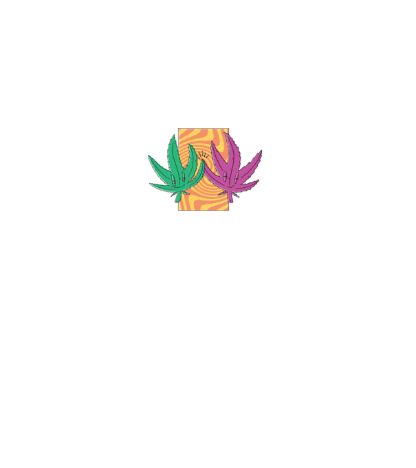 Frunze marijuana salut model gri pe tricou