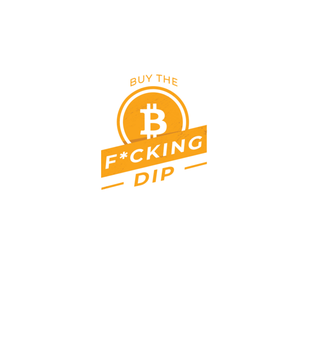 Bitcoin - Buy the fucking dip model negru pe tricou