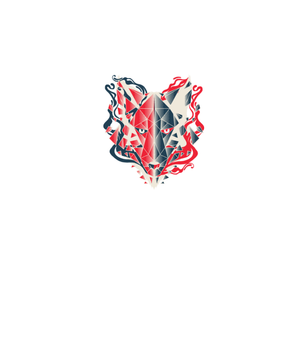 Wolf Head model negru pe tricou