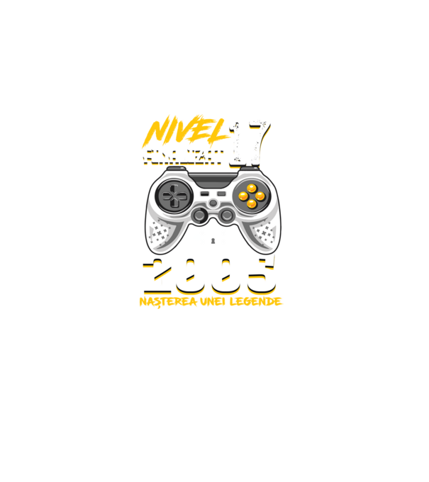 Nivel 17 finalizat. 2005 nașterea unei legende model negru pe tricou