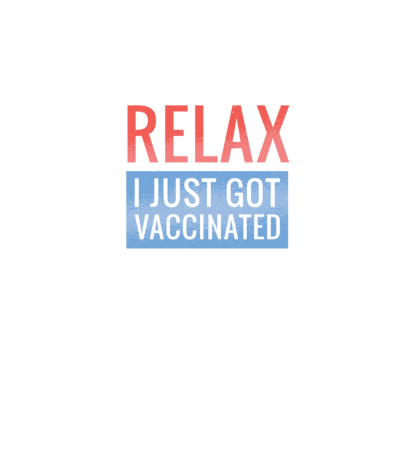 Fii calm, sunt vaccinat model negru pe tricou