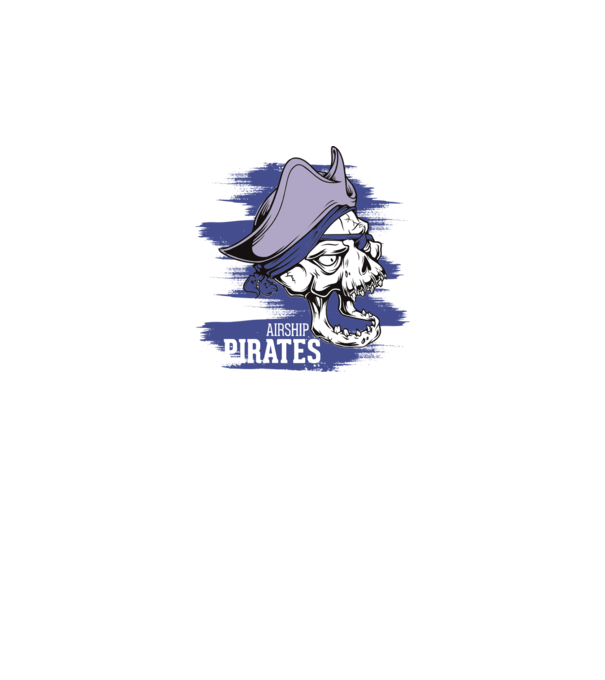 Airship Pirates 2 - Pirat model gri pe tricou