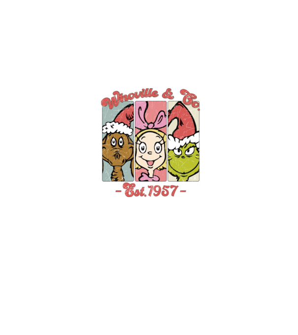 Whoville & Co. - Grinch model gri pe tricou