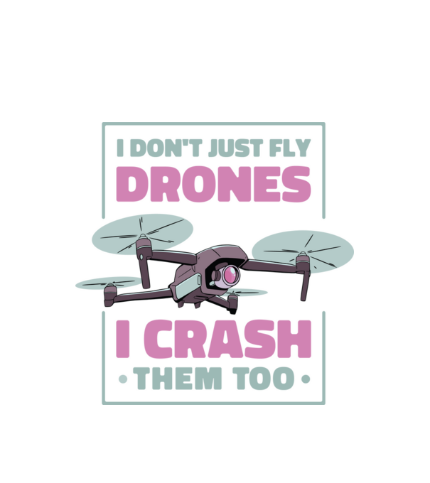 Tricou drone model alb pe tricou