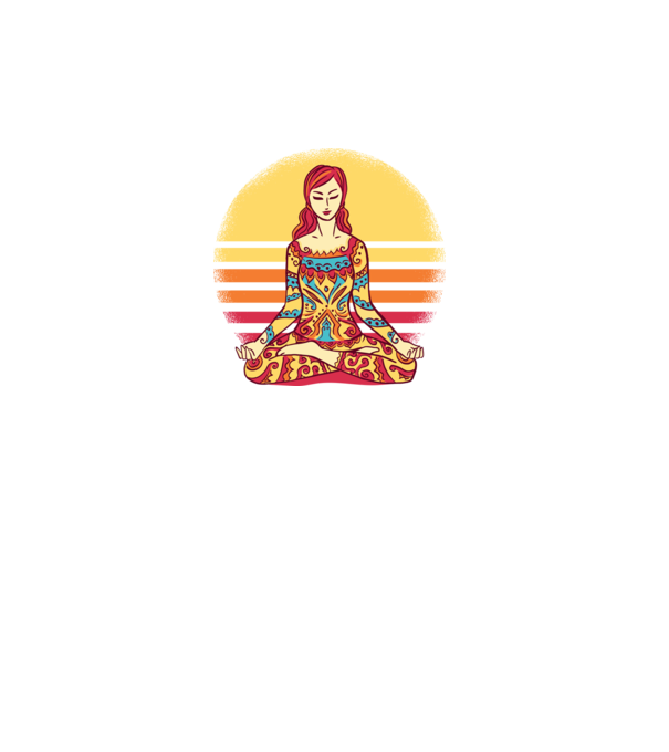 Mandala Yoga Meditație model turcoaz pe tricou