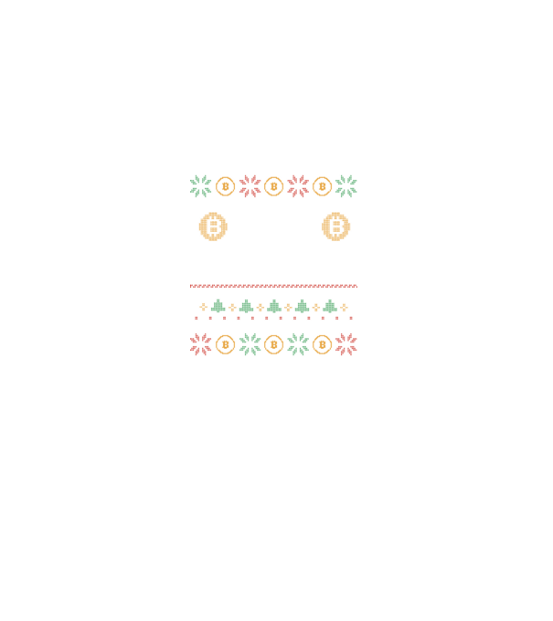 Buy the Dip Bitcoin Ugly Sweater model negru pe tricou