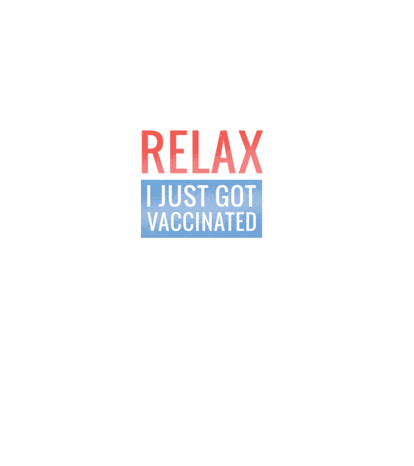 Fii calm, sunt vaccinat model gri pe tricou