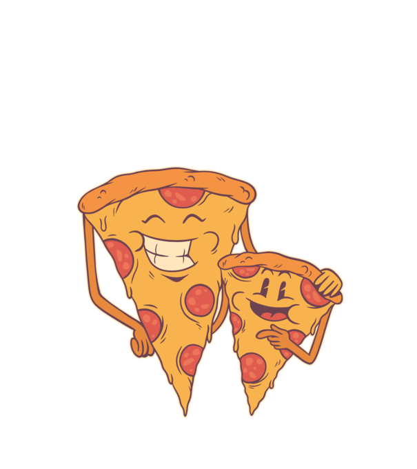 Familie Pizza model turcoaz pe tricou