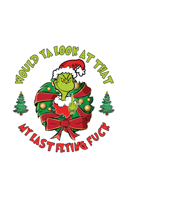 Would ya look at that - Grinch model negru pe tricou