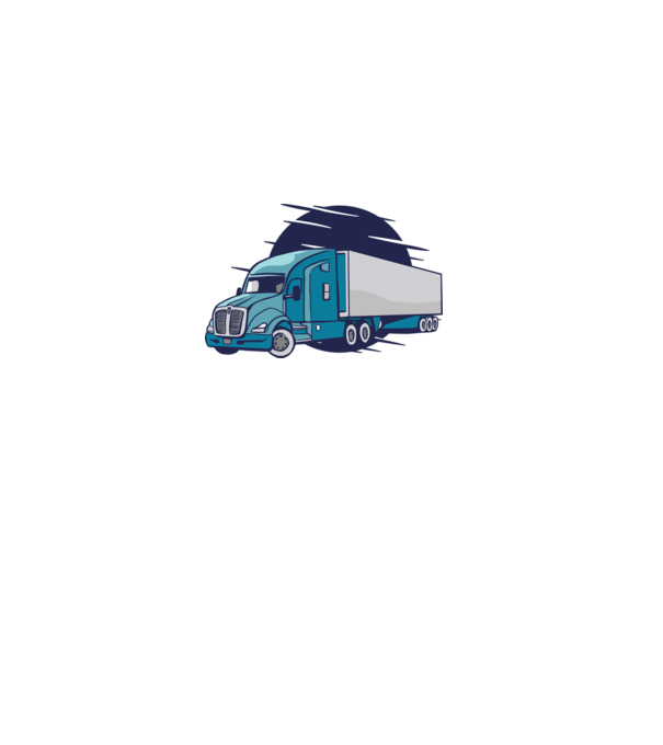 Tricou Șofer de camion model alb pe tricou