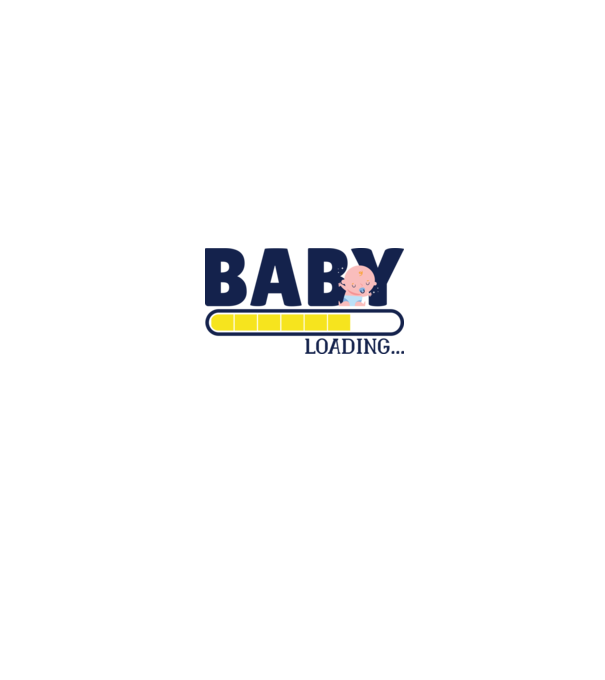 Baby is loading - tricou amuzant pentru mămici model alb/roșu pe tricou