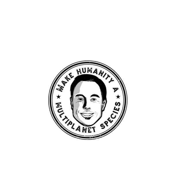 Make humanity a Multiplanet species Elon Musk model gri pe tricou