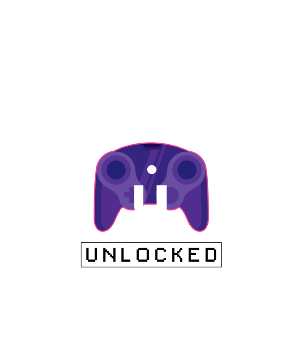 Level 4 Unlocked Gamer Birthday model negru pe tricou