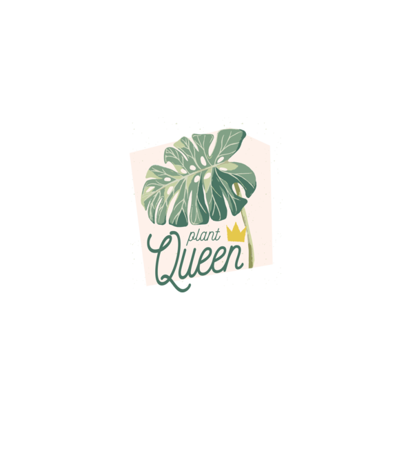 Plant Queen model gri pe tricou