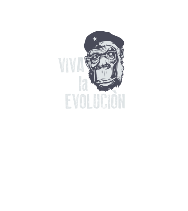 Viva La Evolucion model roșu pe tricou
