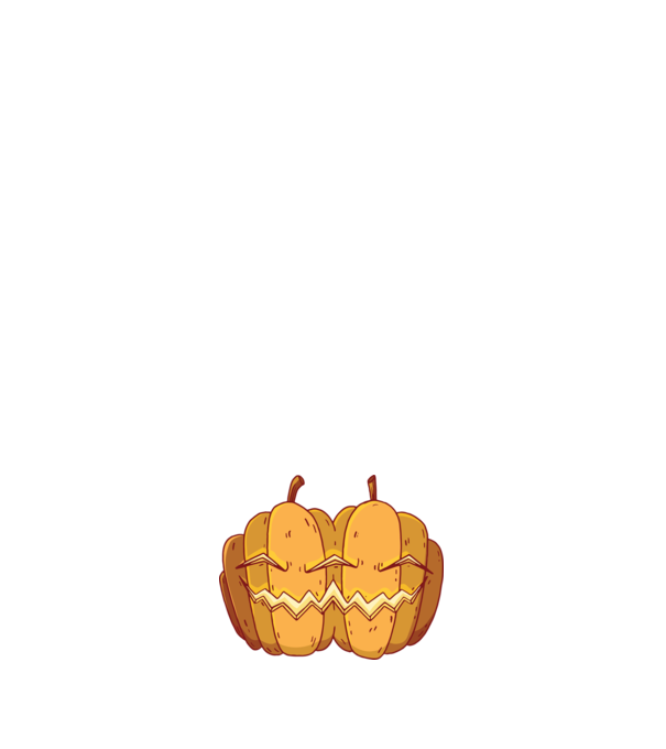 Dovleci siamezi de Halloween model negru pe tricou
