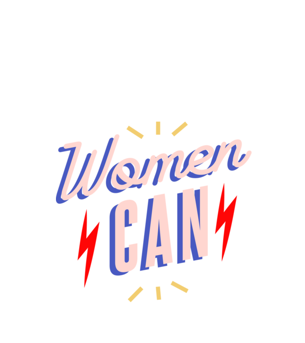 Women Can de Ziua Femeii model negru pe tricou