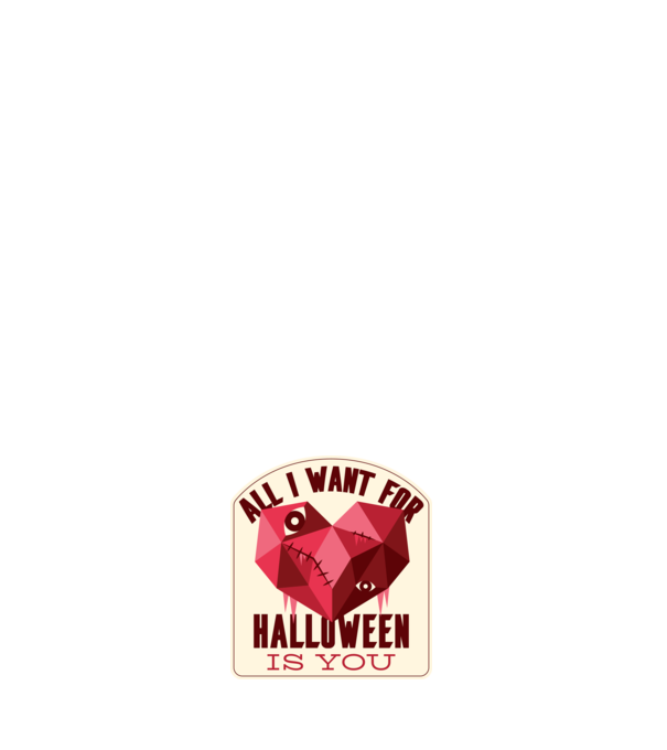 All I want for Halloween is You model roz deschis pe tricou