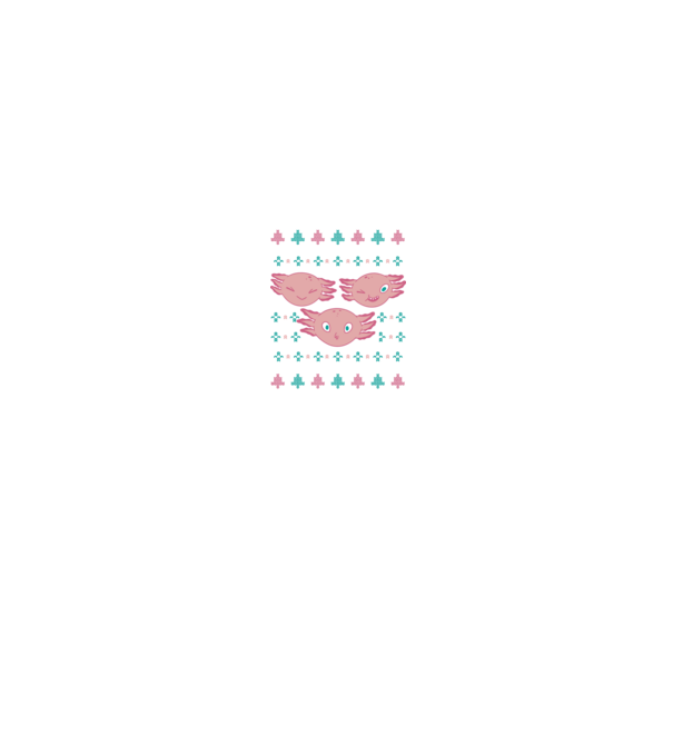 Pulover urât Axolotl model negru pe tricou