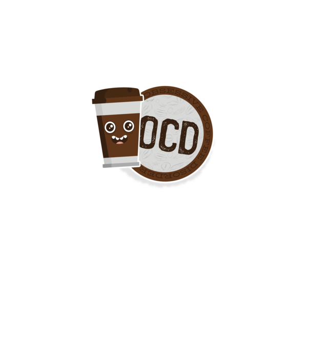 Cafea Dragoste și dependență model gri închis pe tricou