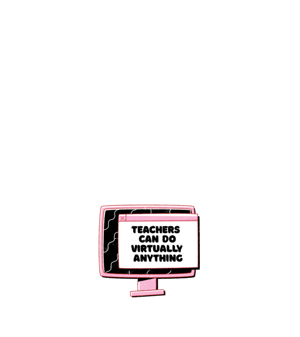 Home Office Pentru profesori model negru pe tricou